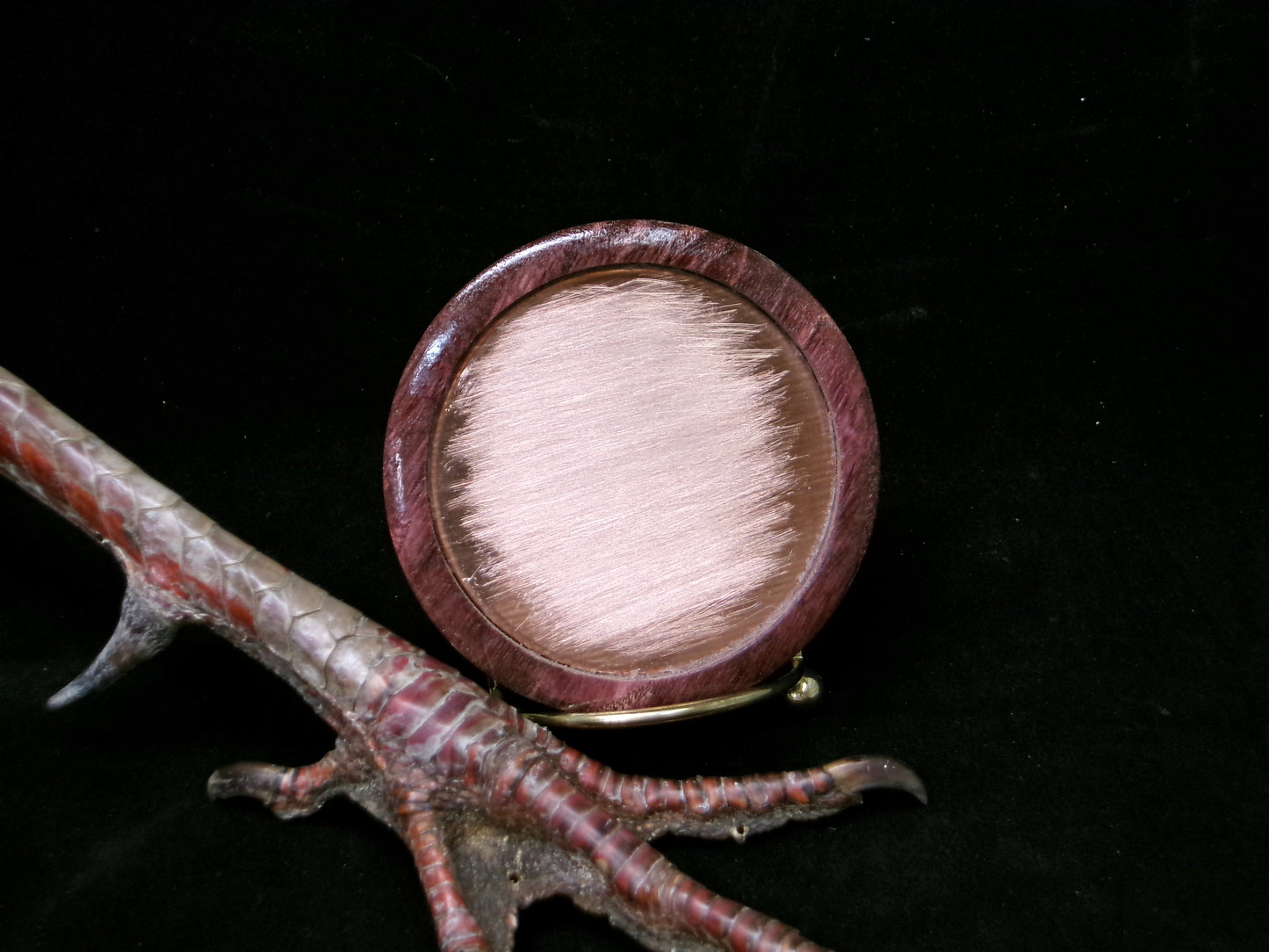 2.75" Stabilized and Dyed Red Elm Copper Call
