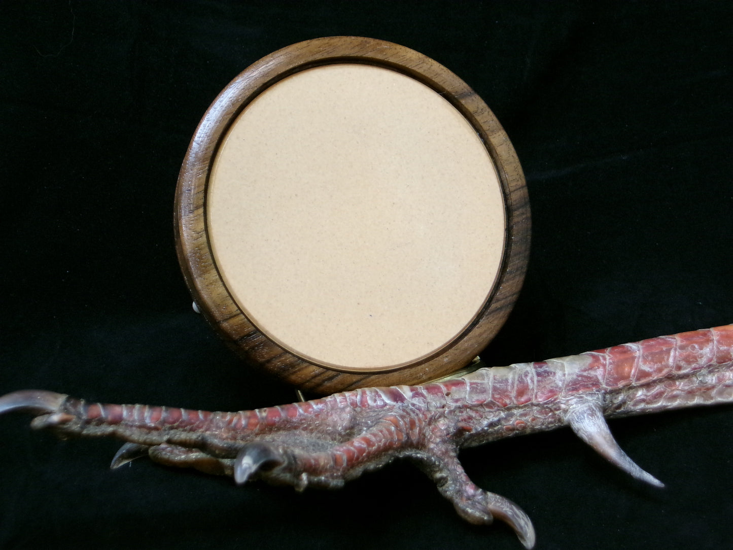 3.5" English Walnut Ceramic/Glass Friction Call