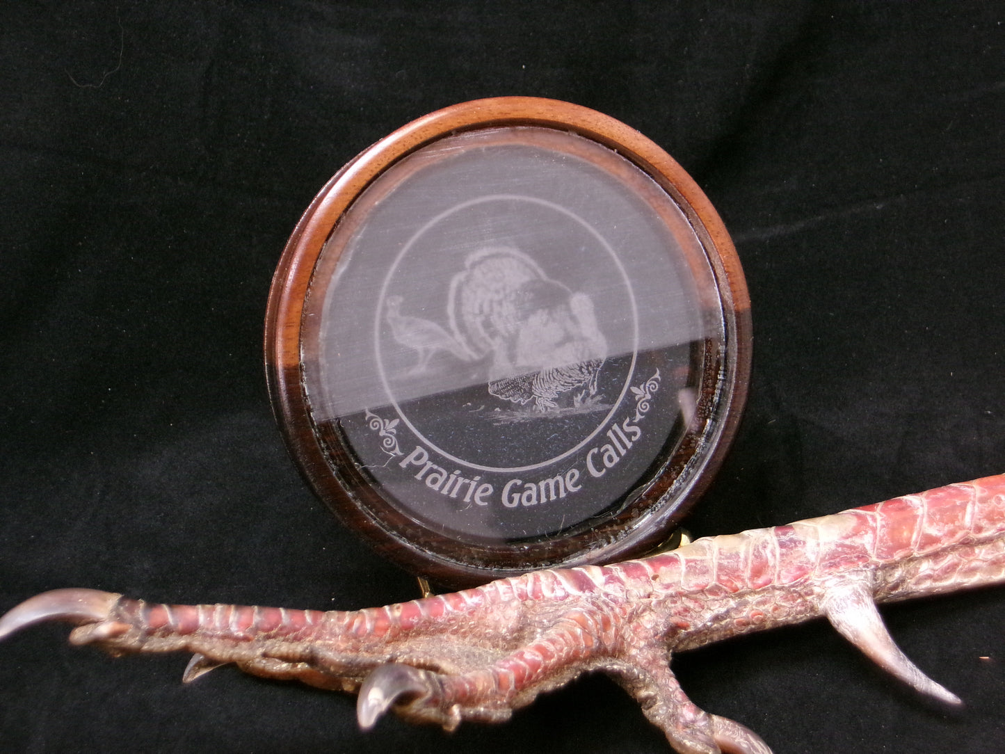 3.5" Gaboon Ebony Crystal/Aluminum Friction Call