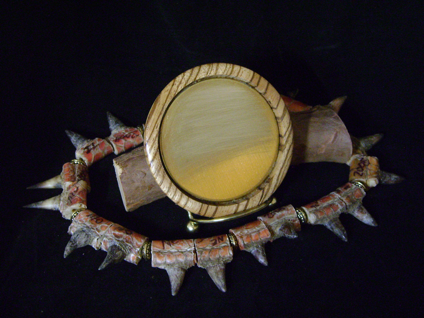 3.0" Zebrawood Brass Call