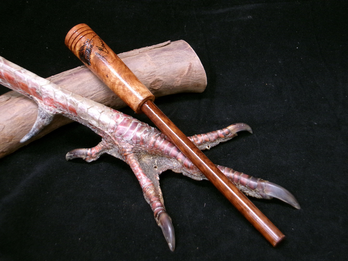 Anboyna Burl and Snakewood Two Piece Striker