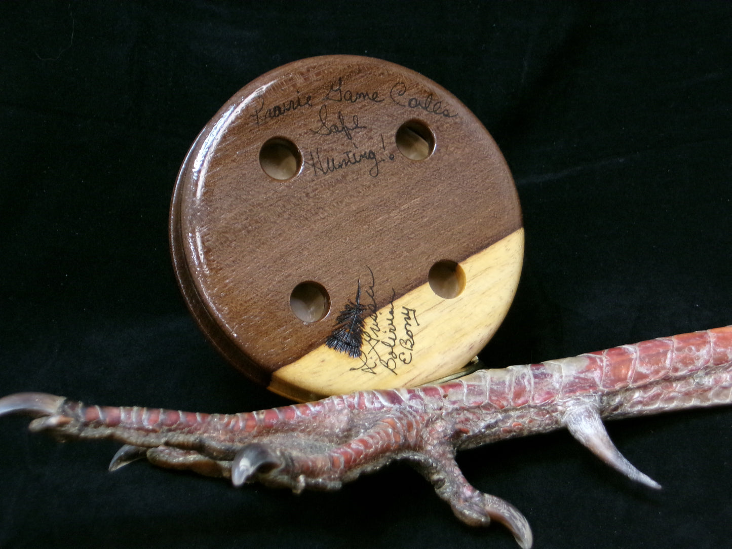 3.5" Bolivian Ebony Ceramic/Glass Friction Call