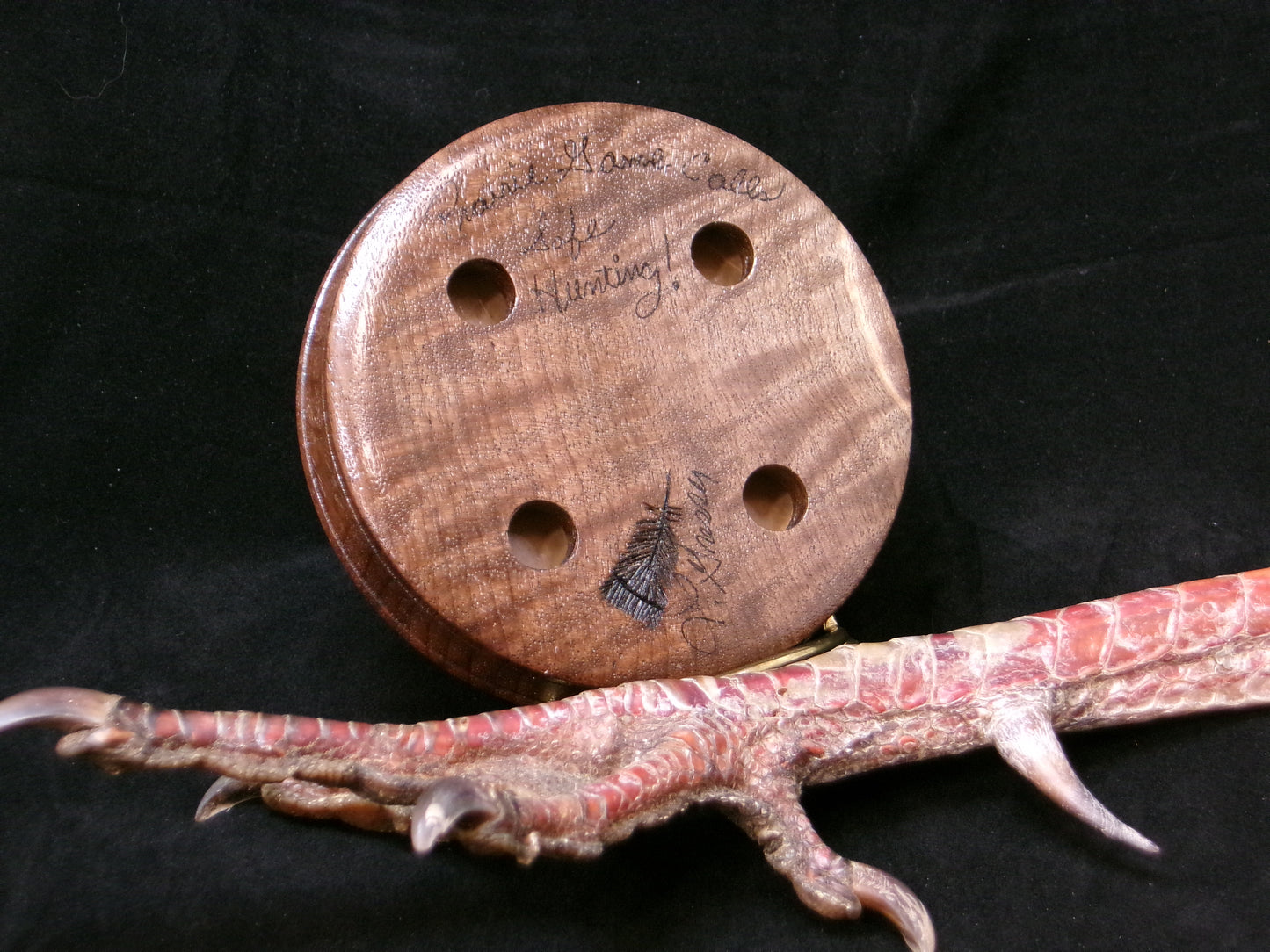 3.5" Black Walnut Ceramic/Glass Friction Call
