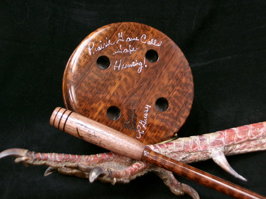3.5" Snakewood Purple Slate/Glass Friction Call