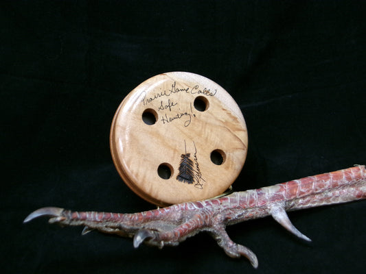 3.25" Big Leaf Maple Alum/Glass Friction Call
