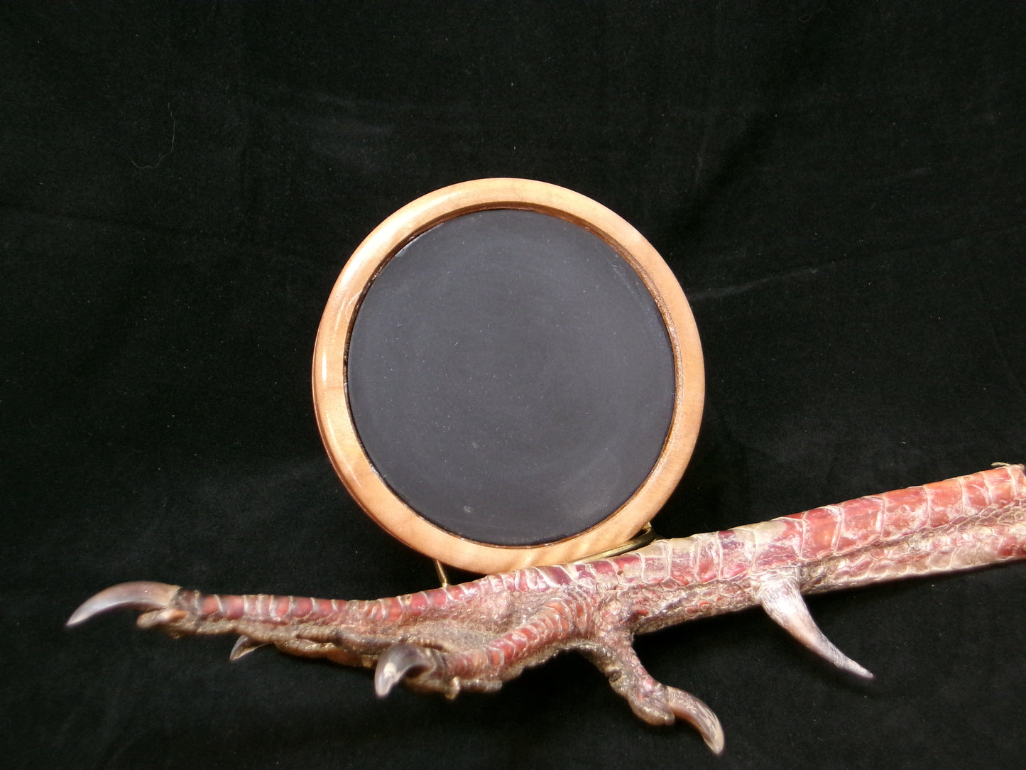 3.25" Curly Big Leaf Maple Alum/Glass Friction Call