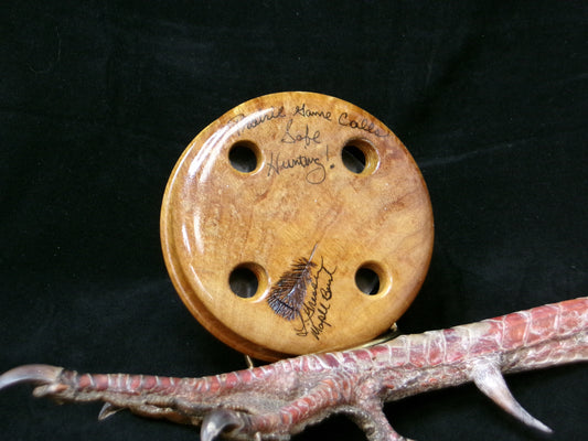 3.25" Maple Burl Gray Slate/Glass Friction Call