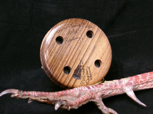 3.25" English Walnut Slate/Glass Friction Call