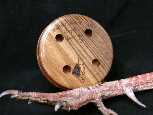 3.5" English Walnut Alum/Wood Friction Call