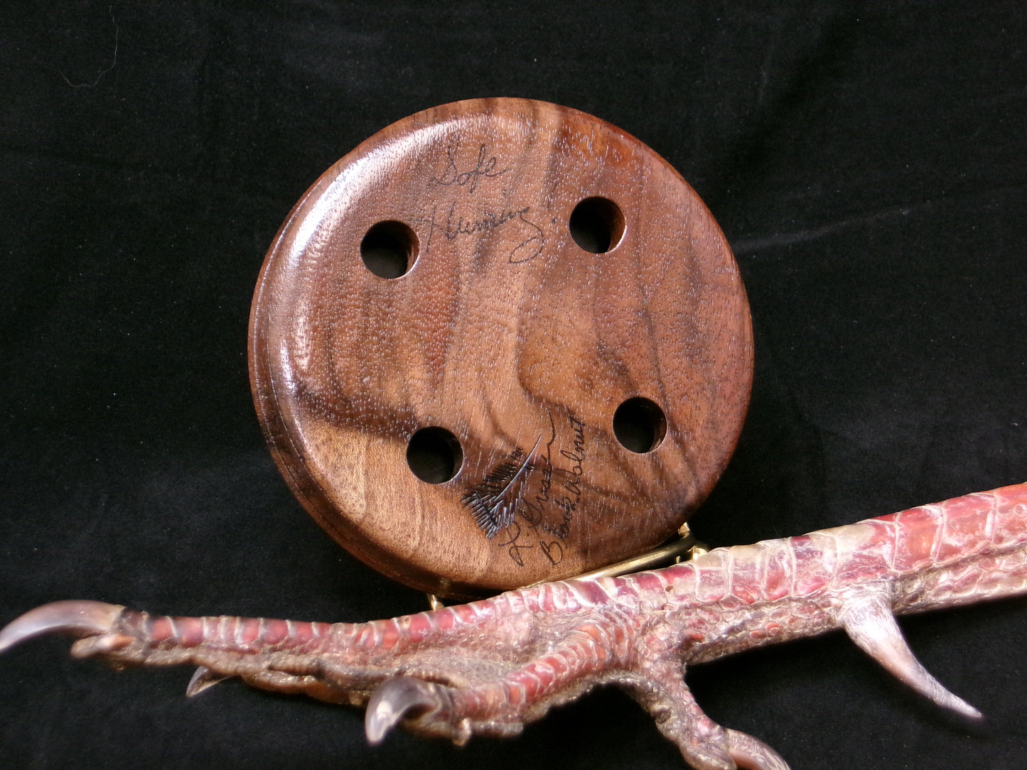 3.5" Black Walnut Glass/Alum Friction Call