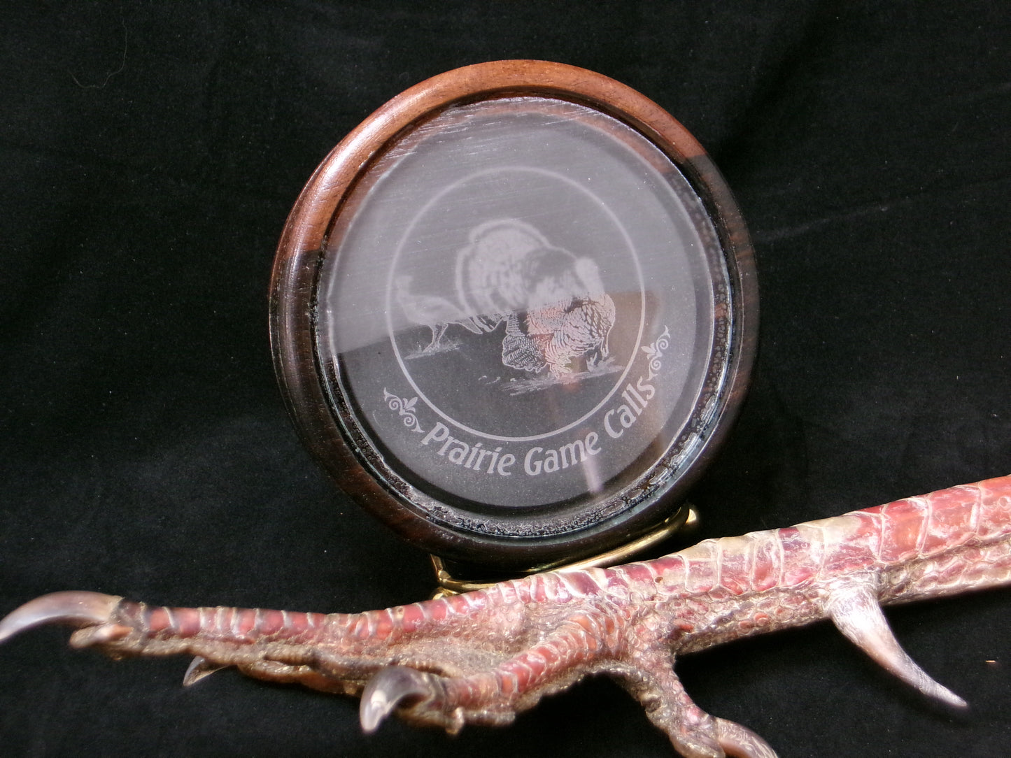 3.5" Gaboon Ebony Glass/Alum Friction Call