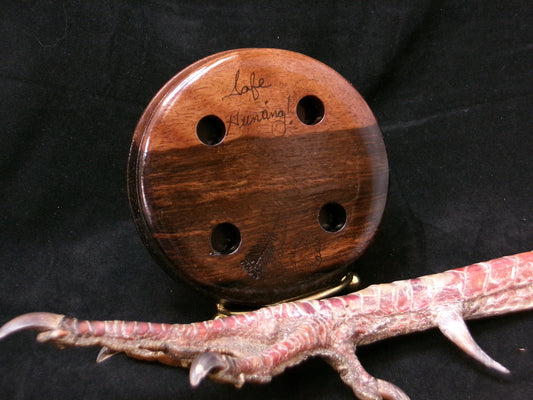 3.5" Gaboon Ebony Glass/Alum Friction Call