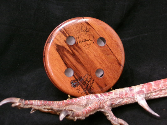 3.25" Dalmata Wood Crystal/Glass Friction Call