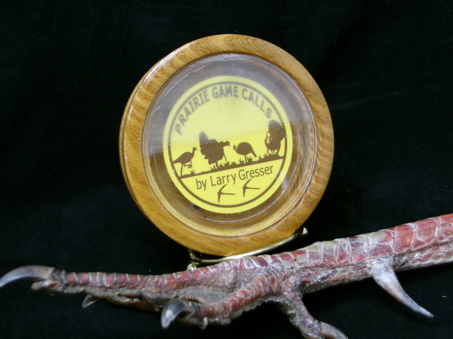 3.25" Osage Orange Crystal/Glass Friction Call