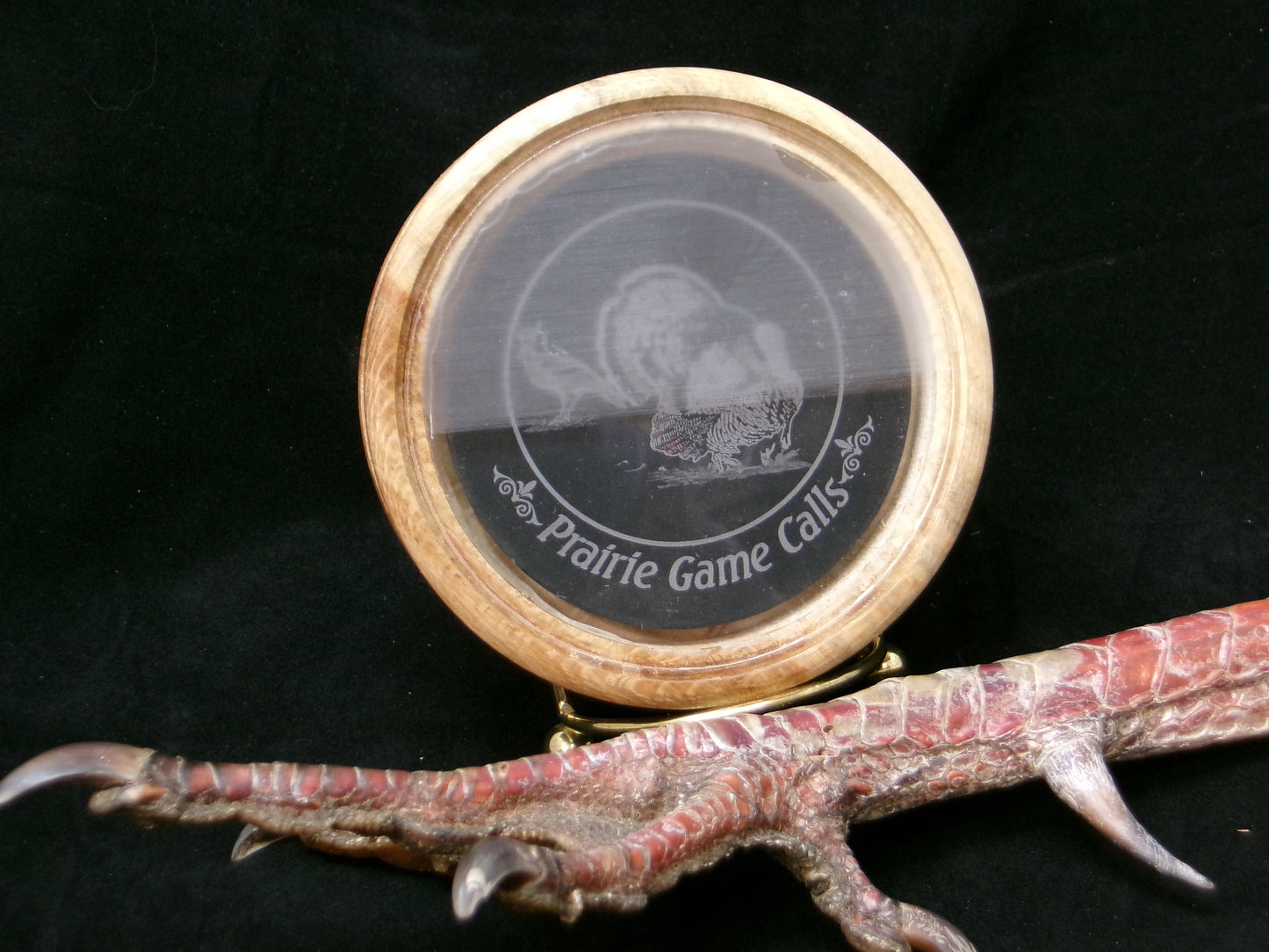 3.5" Sycamore Wood Crystal/Aluminum Friction Call