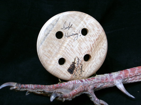 3.5" Sycamore Wood Crystal/Aluminum Friction Call