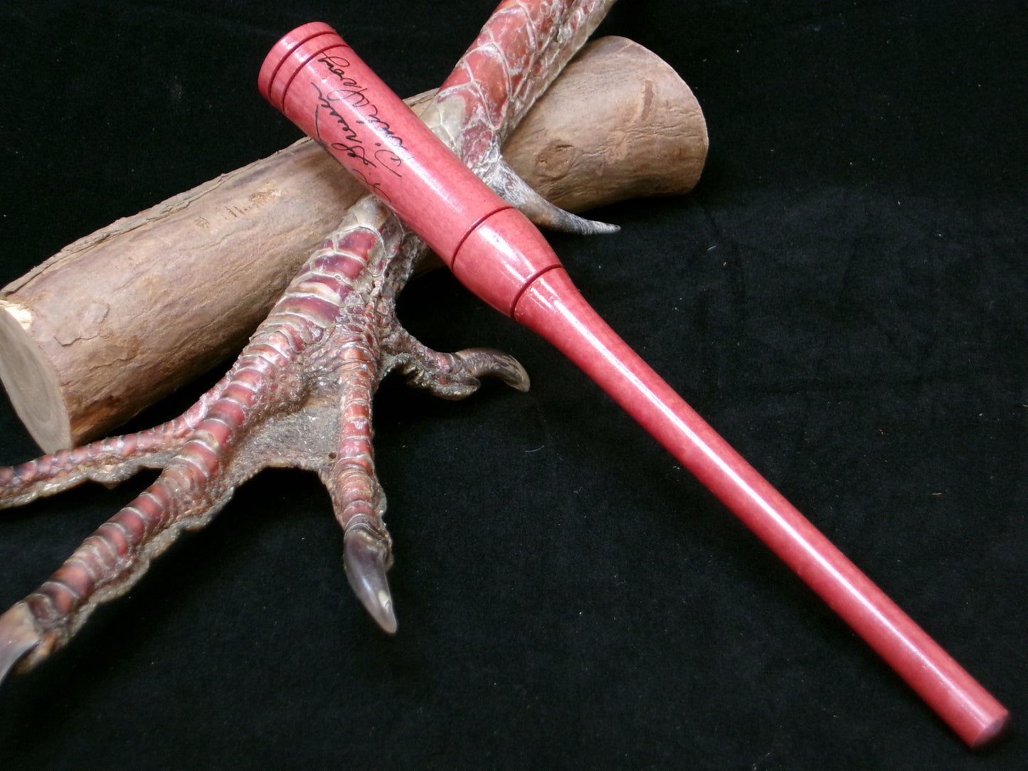 Pink Ivory Wood Straight Tip Striker
