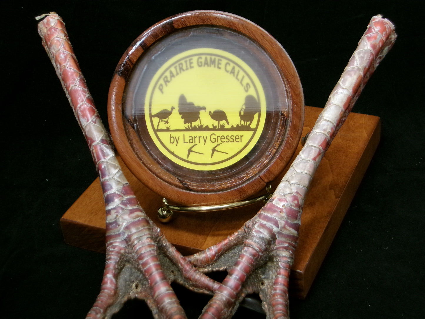 3.25" Dalmata Wood Glass/Glass Friction Call