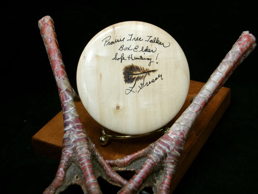 3.25" Box Elder Wood Tree Talker Slate Friction Call
