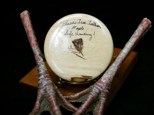 3.25" Maple Wood Tree Talker Slate Friction Call