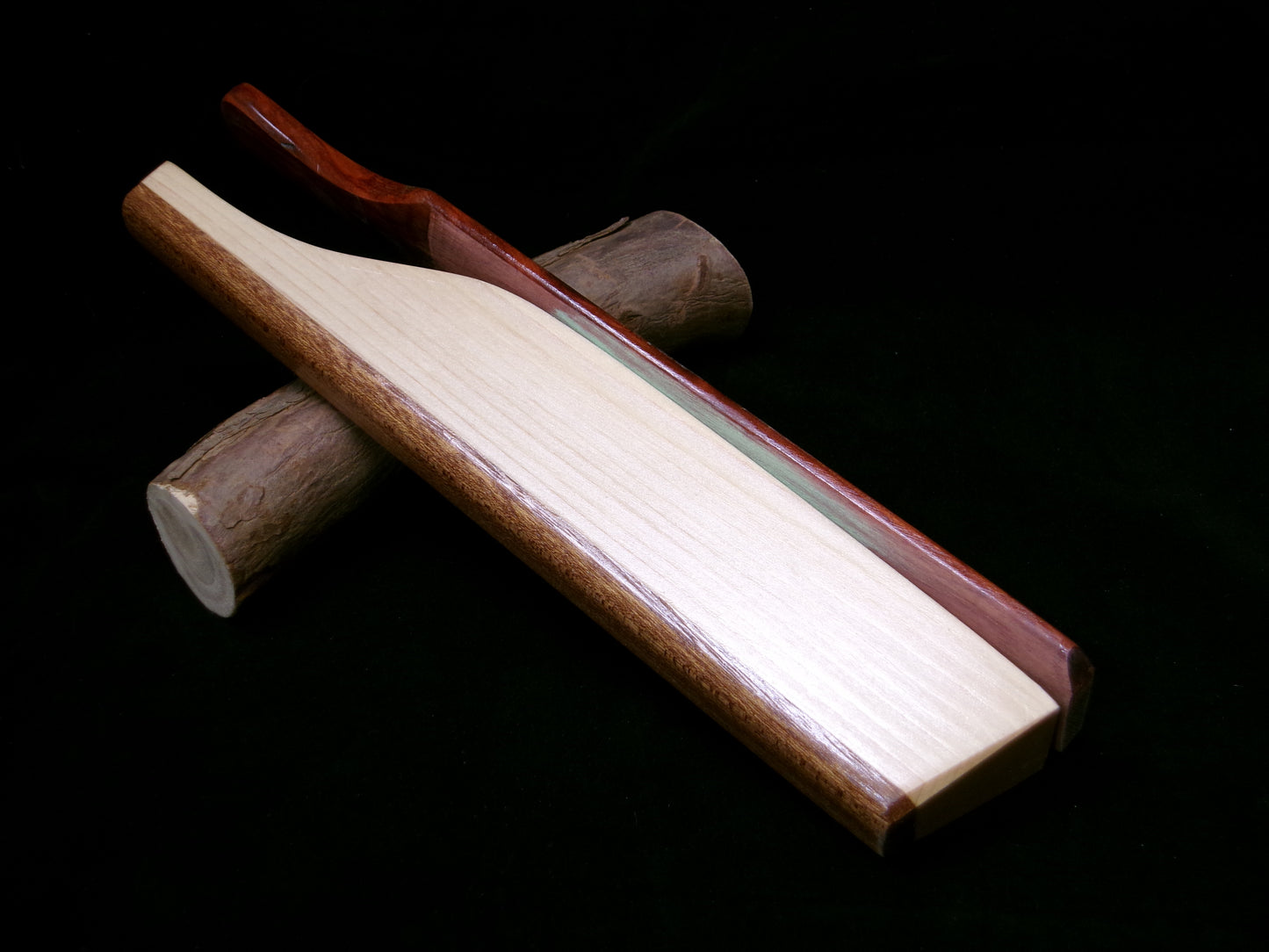 Port Orford Cedar and Redheart Short Box Paddle Call