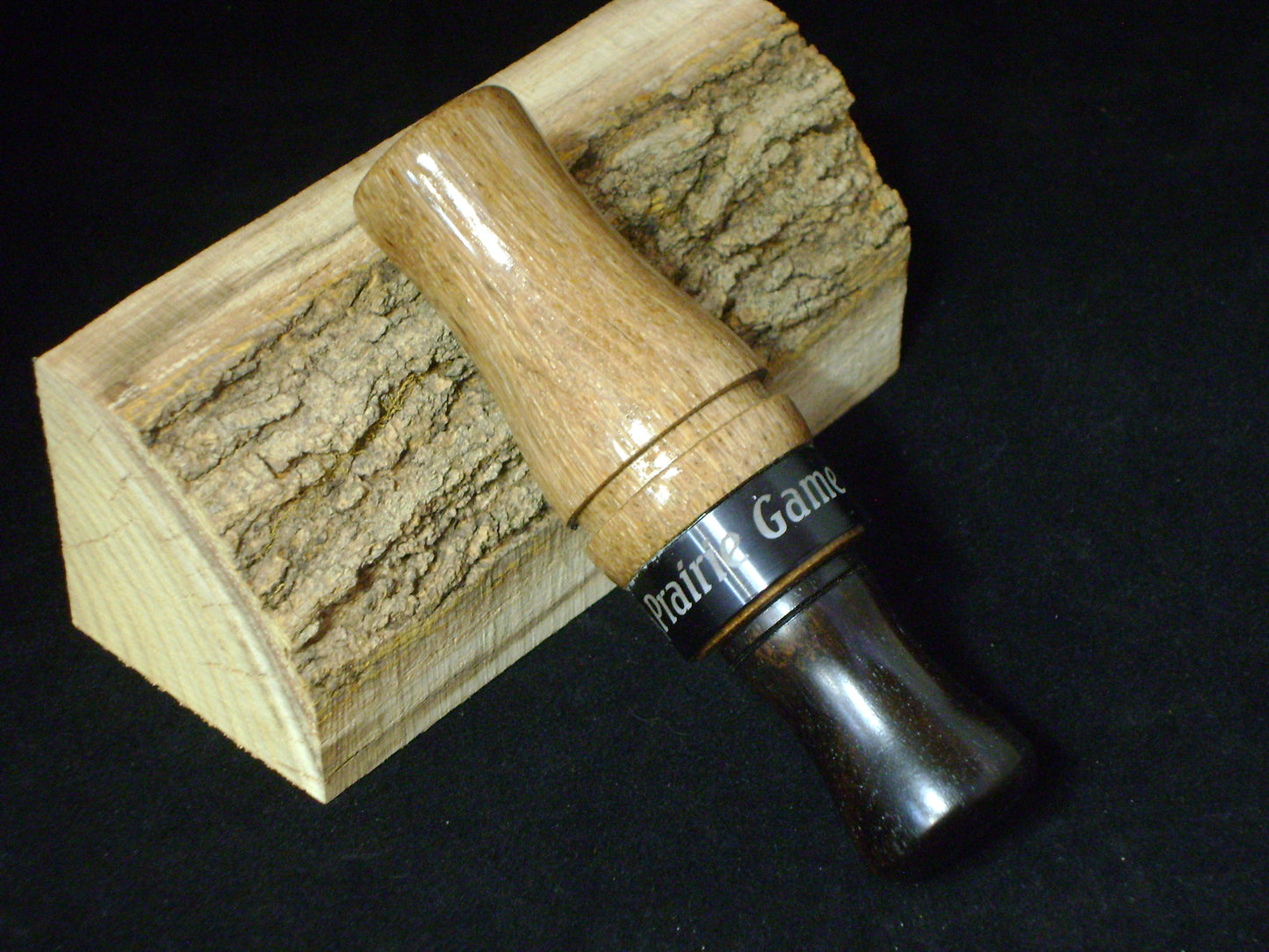 Red Palm and African Blackwood Mallard Duck Call