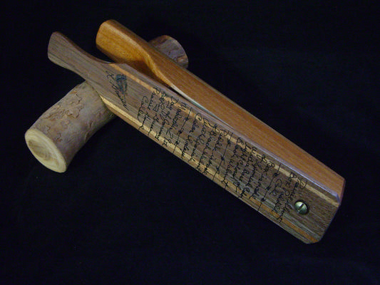 Spanish Cedar and Black Walnut Short Box Paddle Call