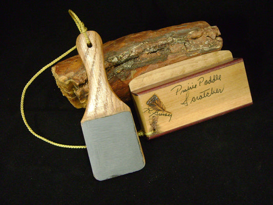 Poplar and Purpleheart/Slate Paddle Scratch Box Call