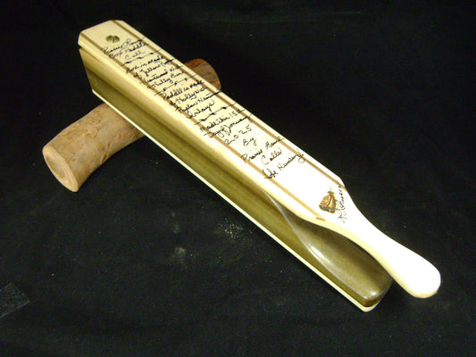 Poplar Heartwood and American Holly Long Box Call