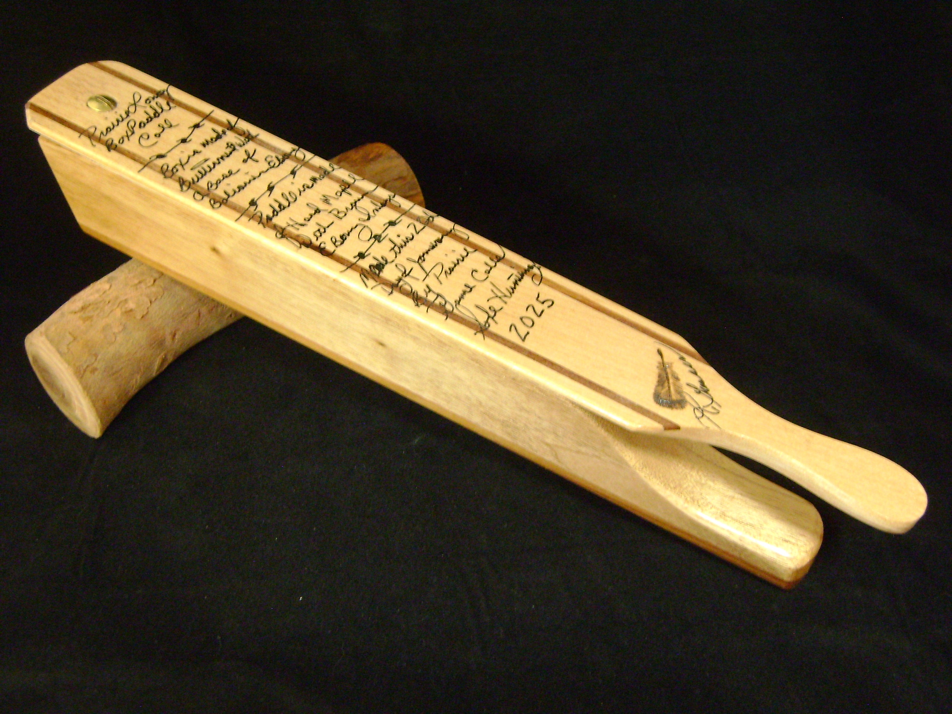 Butternut and Hard Maple Long Box Call – Prairie Game Calls