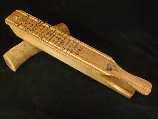 Butternut and Mahogany Long Box Call