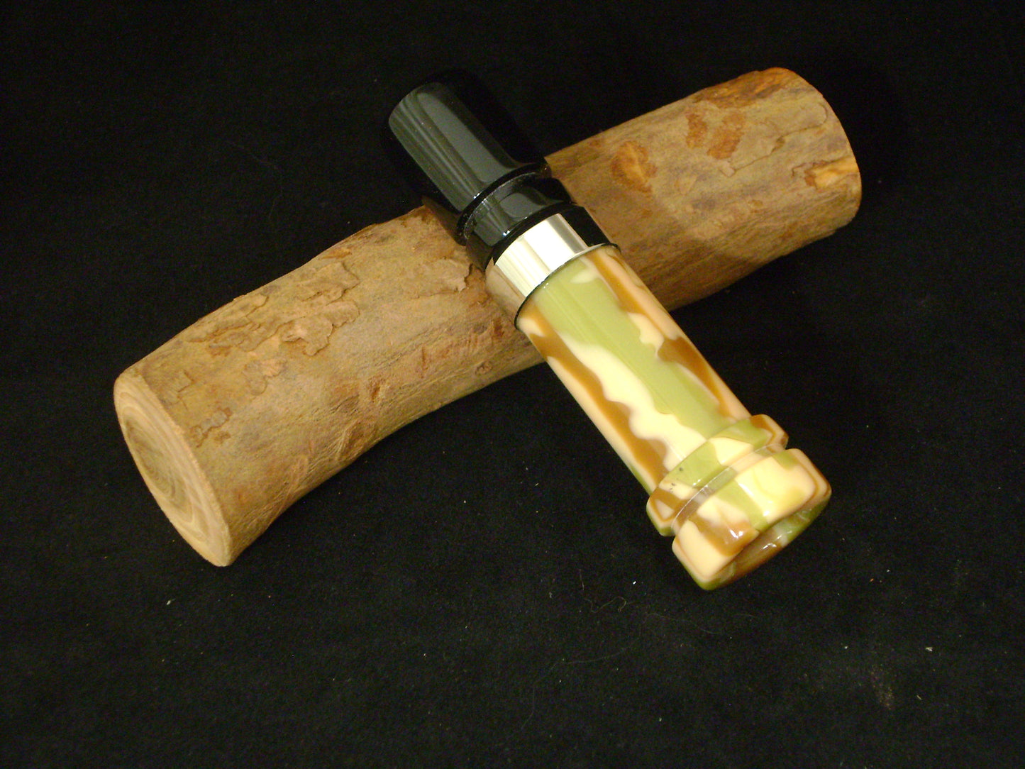 Desert Camo and Black Acrylic Upslope Mallard Duck Call