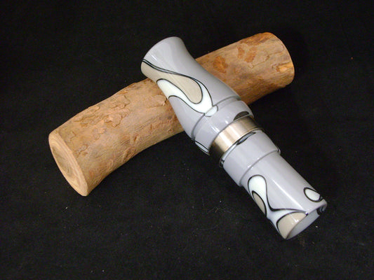 Gray Camo Acrylic Short Reed Canada Goose Call