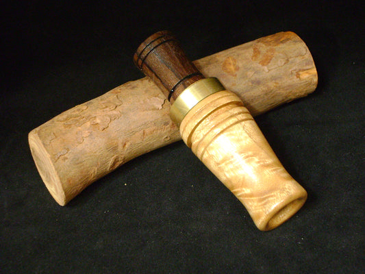 Camphor Burl and Rosewood Wood Duck Call