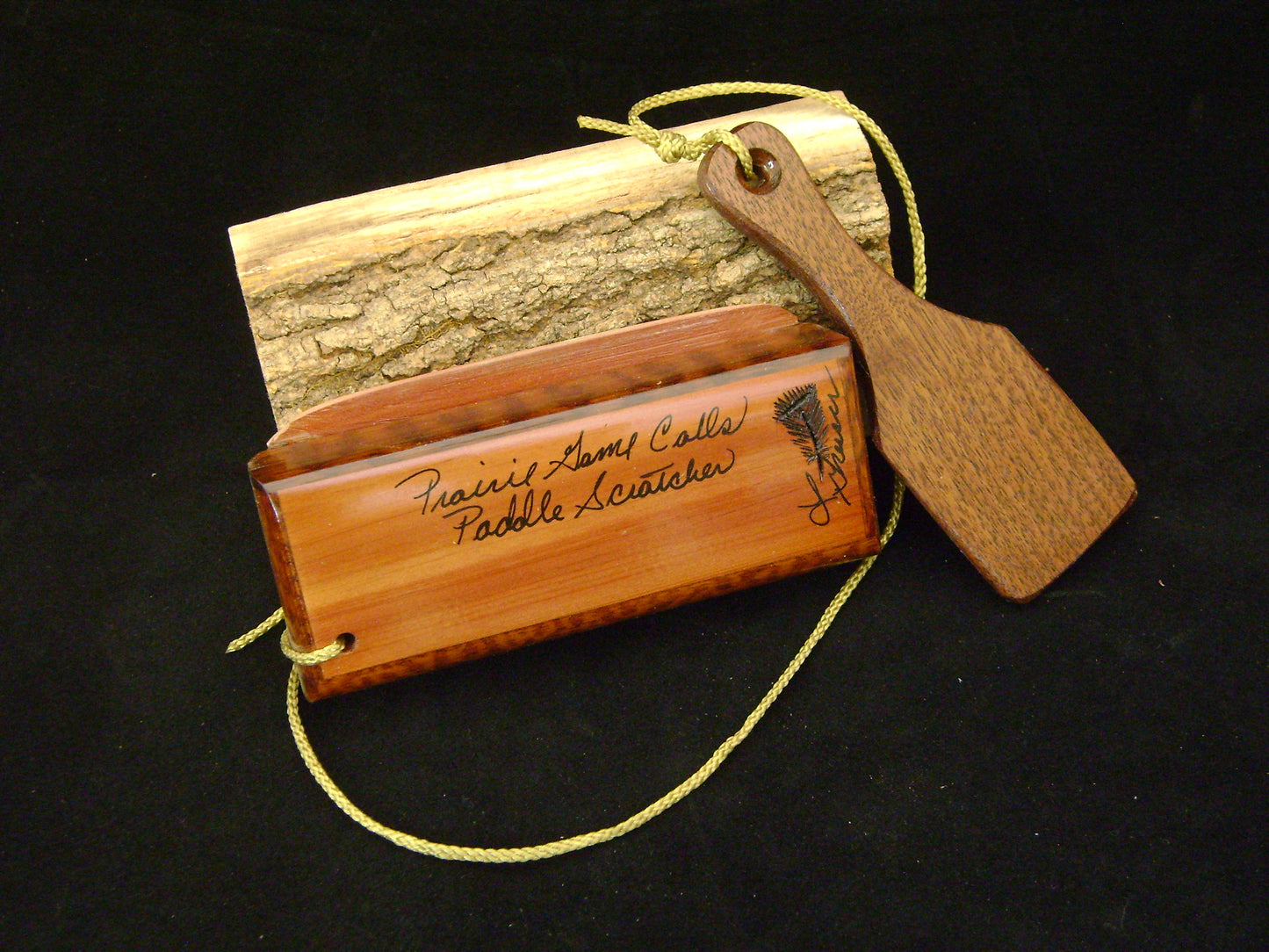 Red Cedar and Snakewood Paddle Scratcher