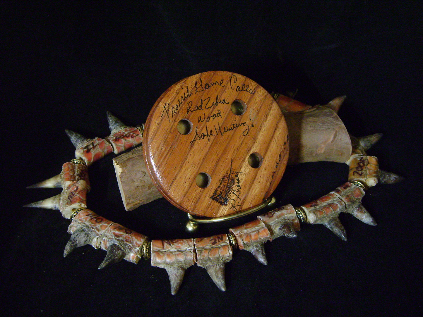 3.0 Red Zebrawood Brass Call