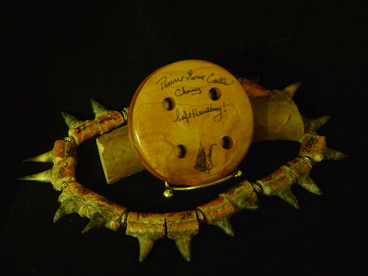 3.0" Cherry Wood Brass Call