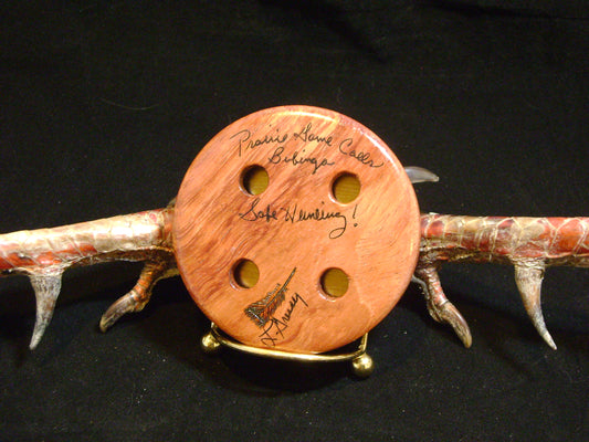 3.0" Bubinga Rosewood Brass Call