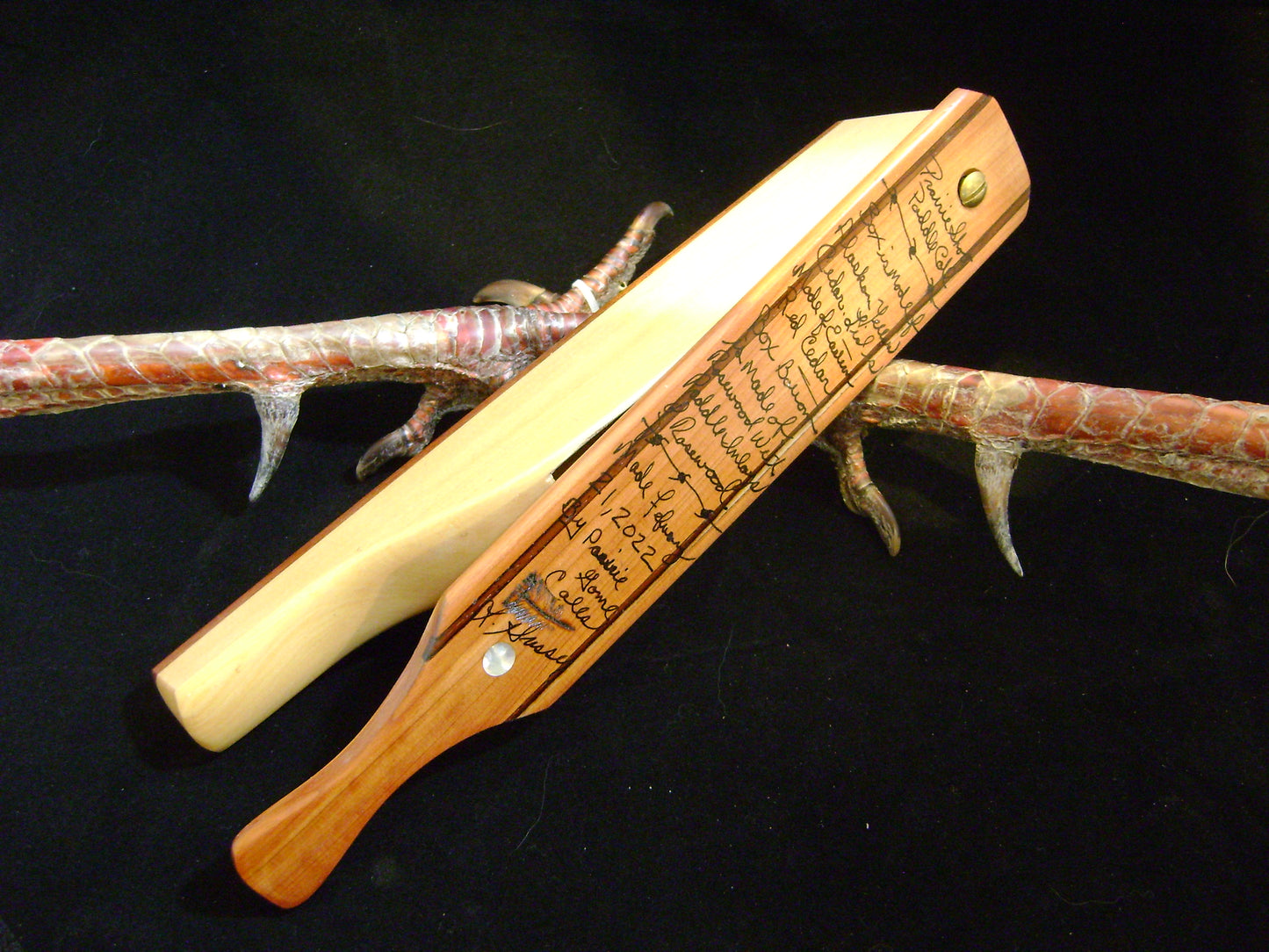 Alaskan Cedar/Red Cedar Short Box Paddle Call