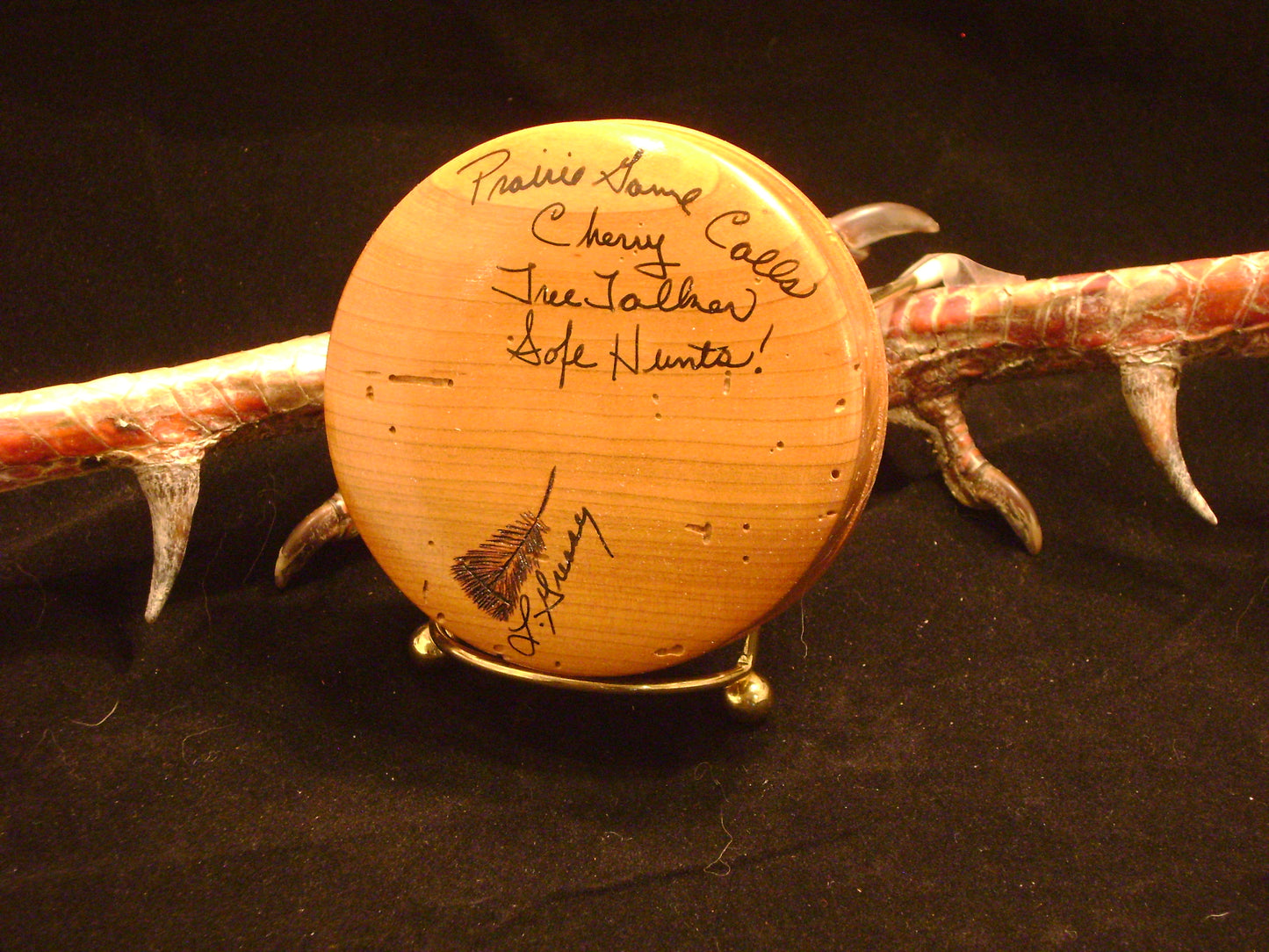 3.25" Wild Cherry Tree Talker Slate Friction Call
