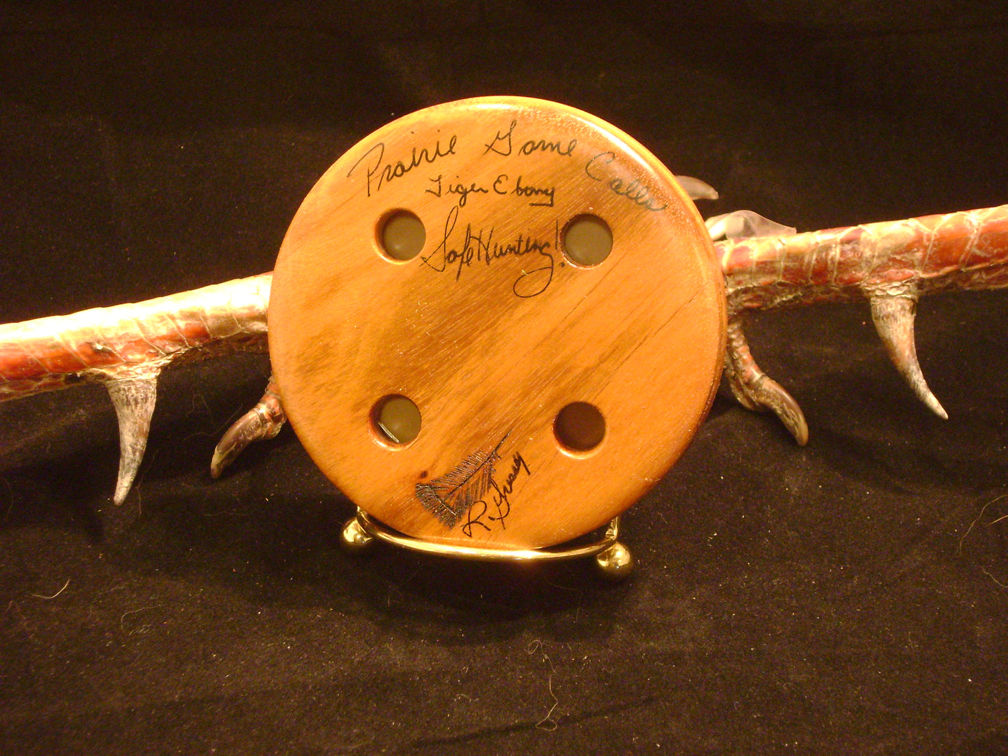 3.5" Tiger Ebony Ceramic/Glass Friction Call