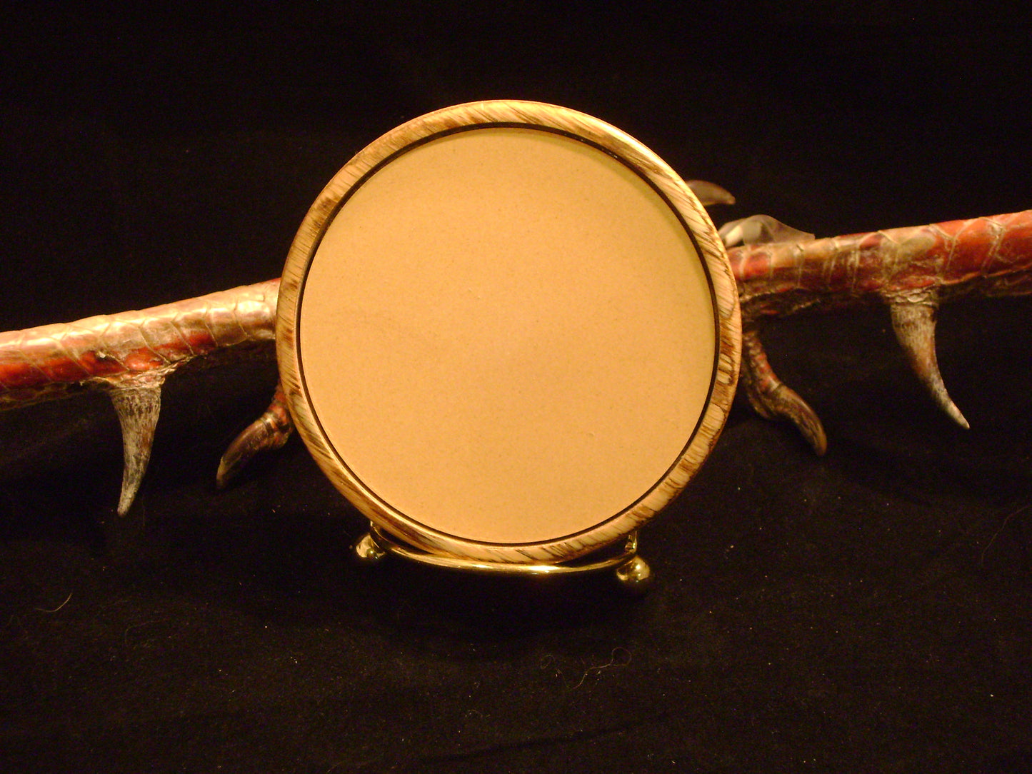 3.5" Rutland Oak Dymondwood Ceramic/Glass