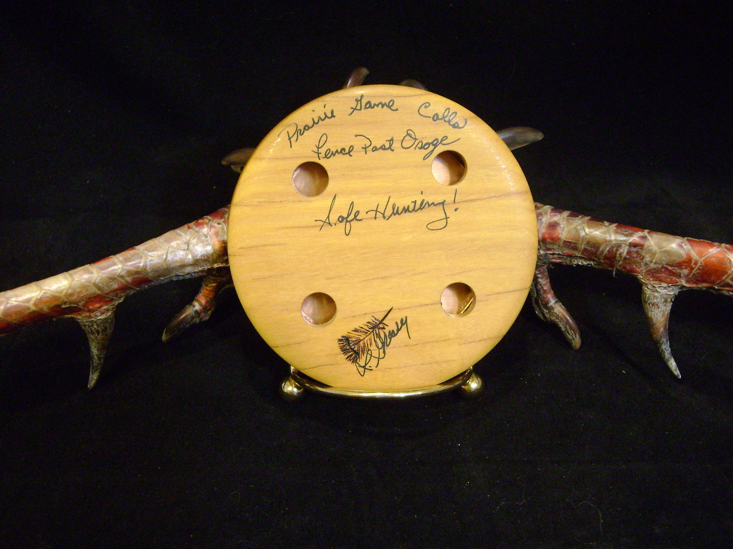 3.25" Fence Post Osage Copper/Glass Friction Call