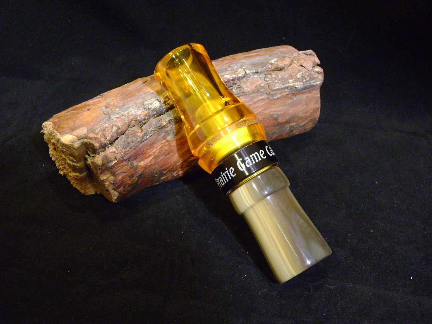 Transparent Amber Acrylic Short Reed Goose Call